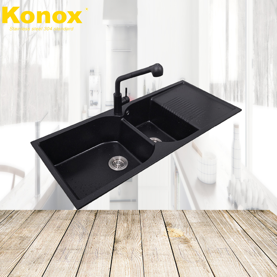 chậu konox KN1160G-B