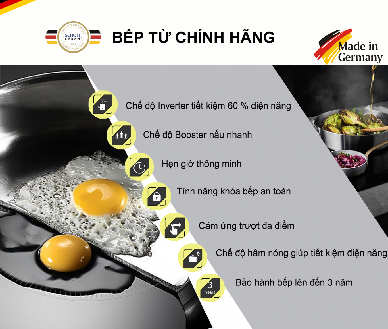 Bếp từ Gertech GT 5202 - Made In Germany