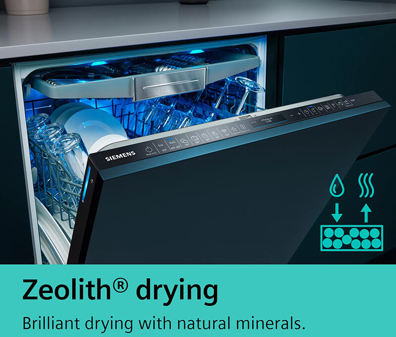 Công nghệ Zeolith® giúp bát đĩa luôn khô ráo