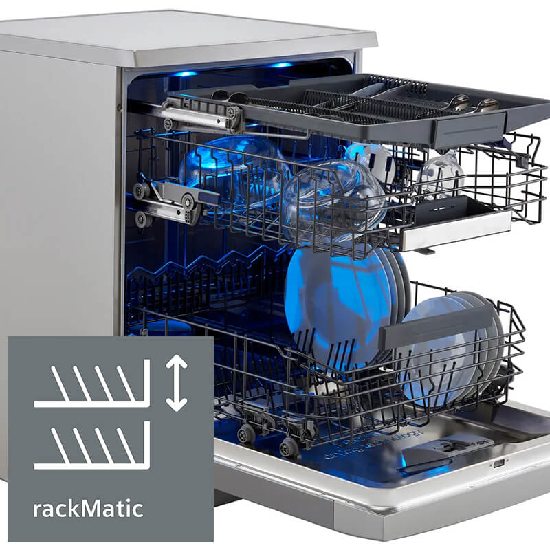 Giỏ trên với ba mức điều chỉnh độ cao – rackMatic